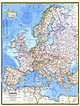 1977 Europa Karte 57 x 76cm