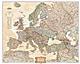 Große Europa Landkarte Poster im Riesenformat - Europa Karte Executive National Geographic