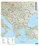 Balkan und Südosteuropa Landkarte 87 x 105cm