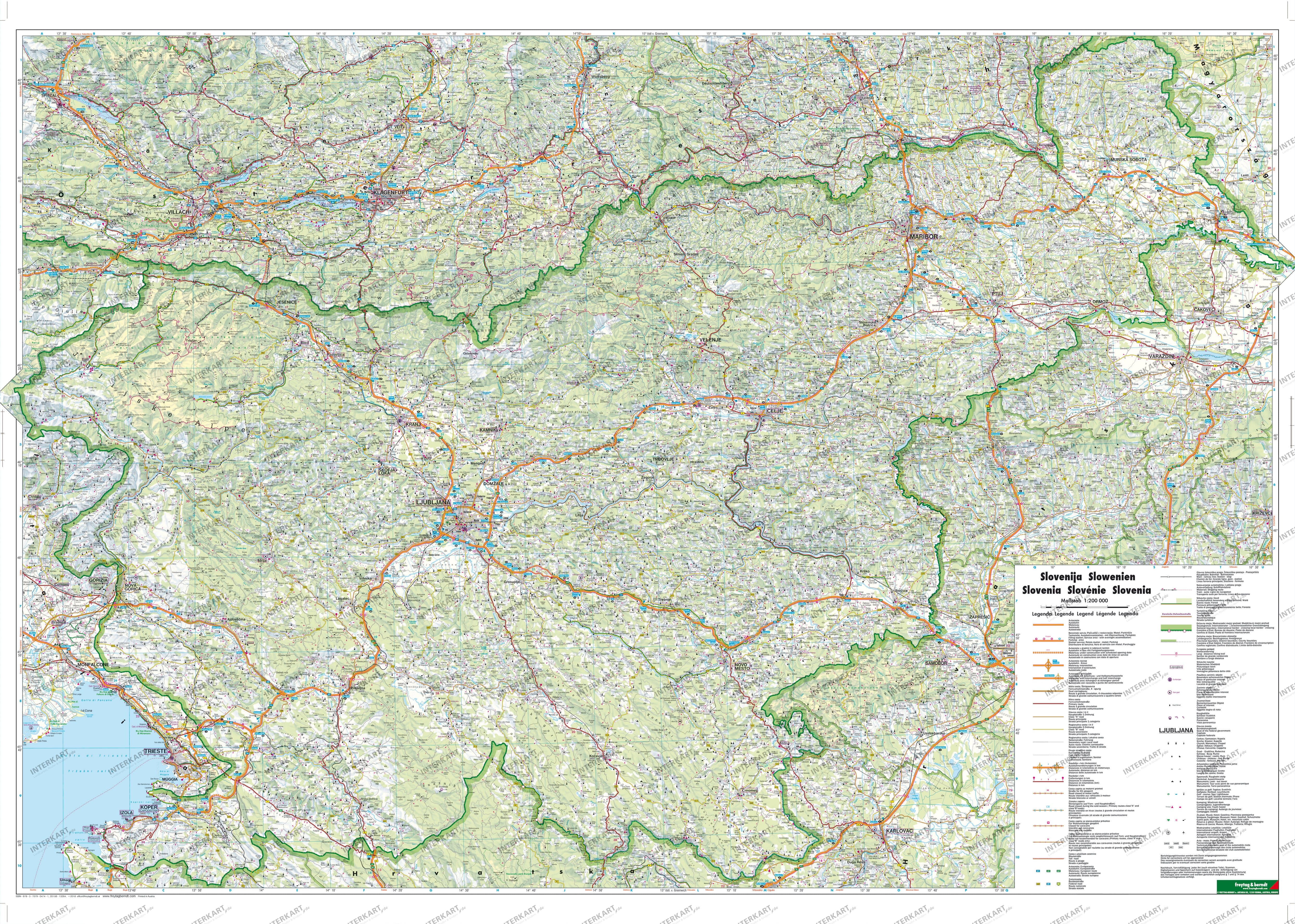 Slowenien Karte