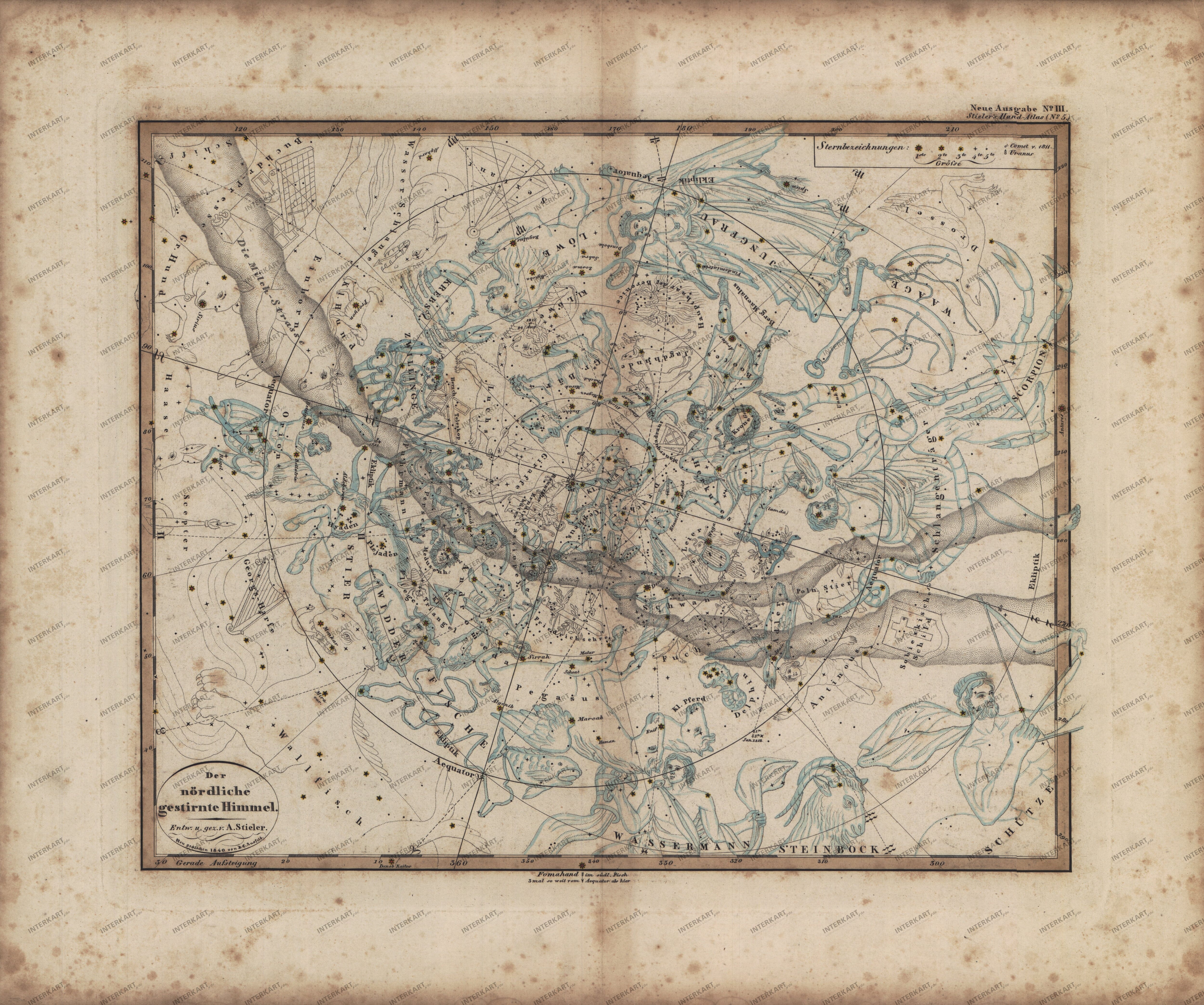 1841 - Nördlicher Sternenhimmel (Replikat)