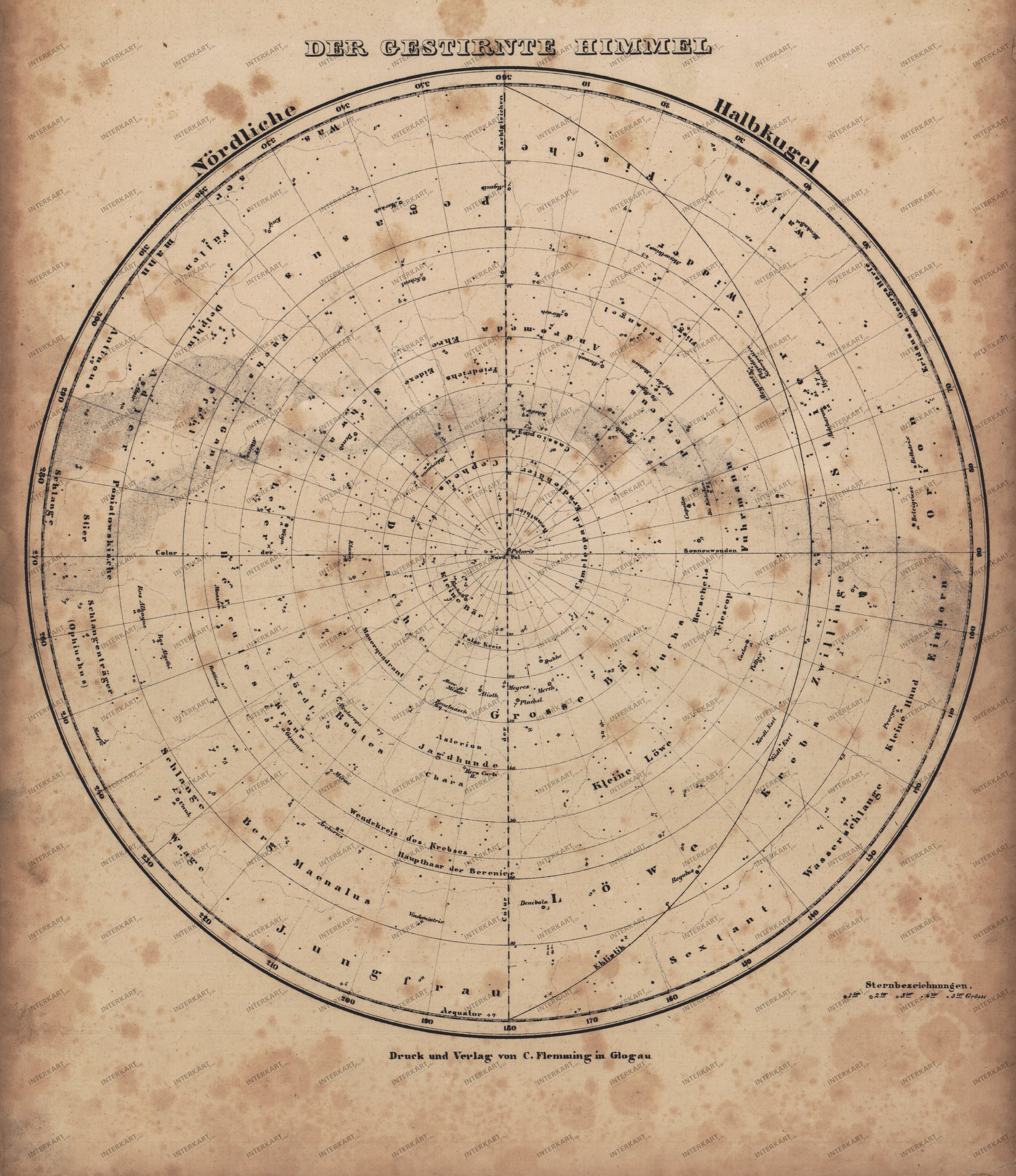 1860 - Nördlicher Sternenhimmel (Replikat)