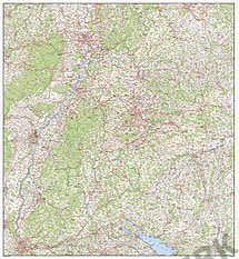 Digitale Baden-Württemberg Karte