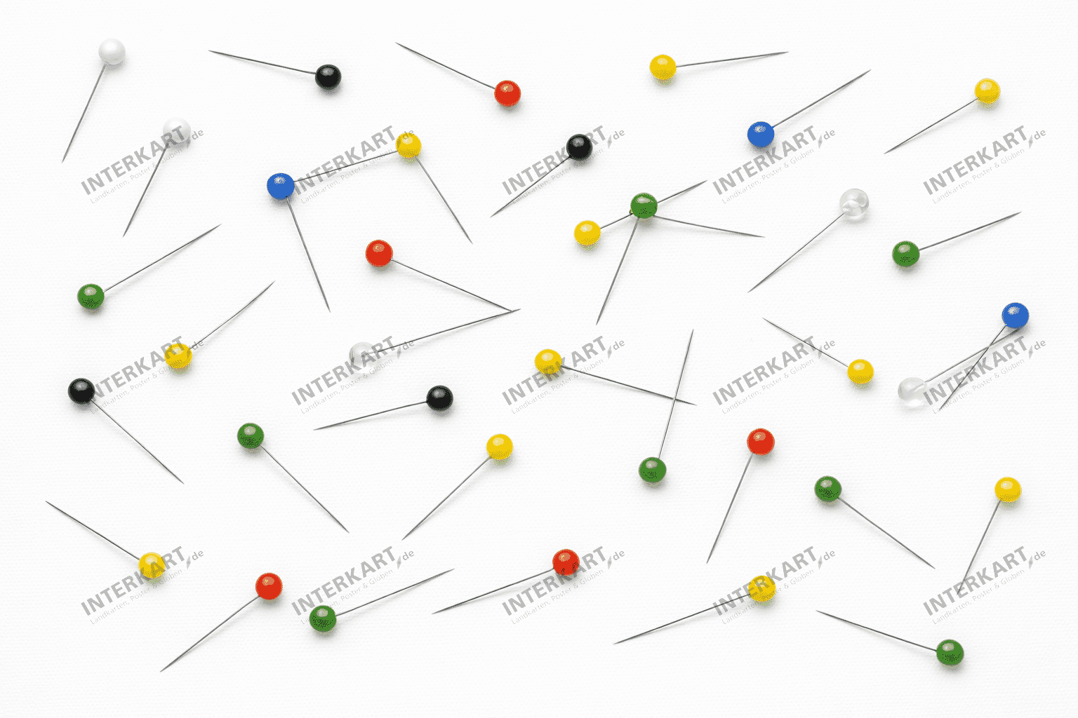 100 Pinnadeln 5mm in verschiedenen Farben