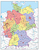 Digitale politische Deutschland Karte