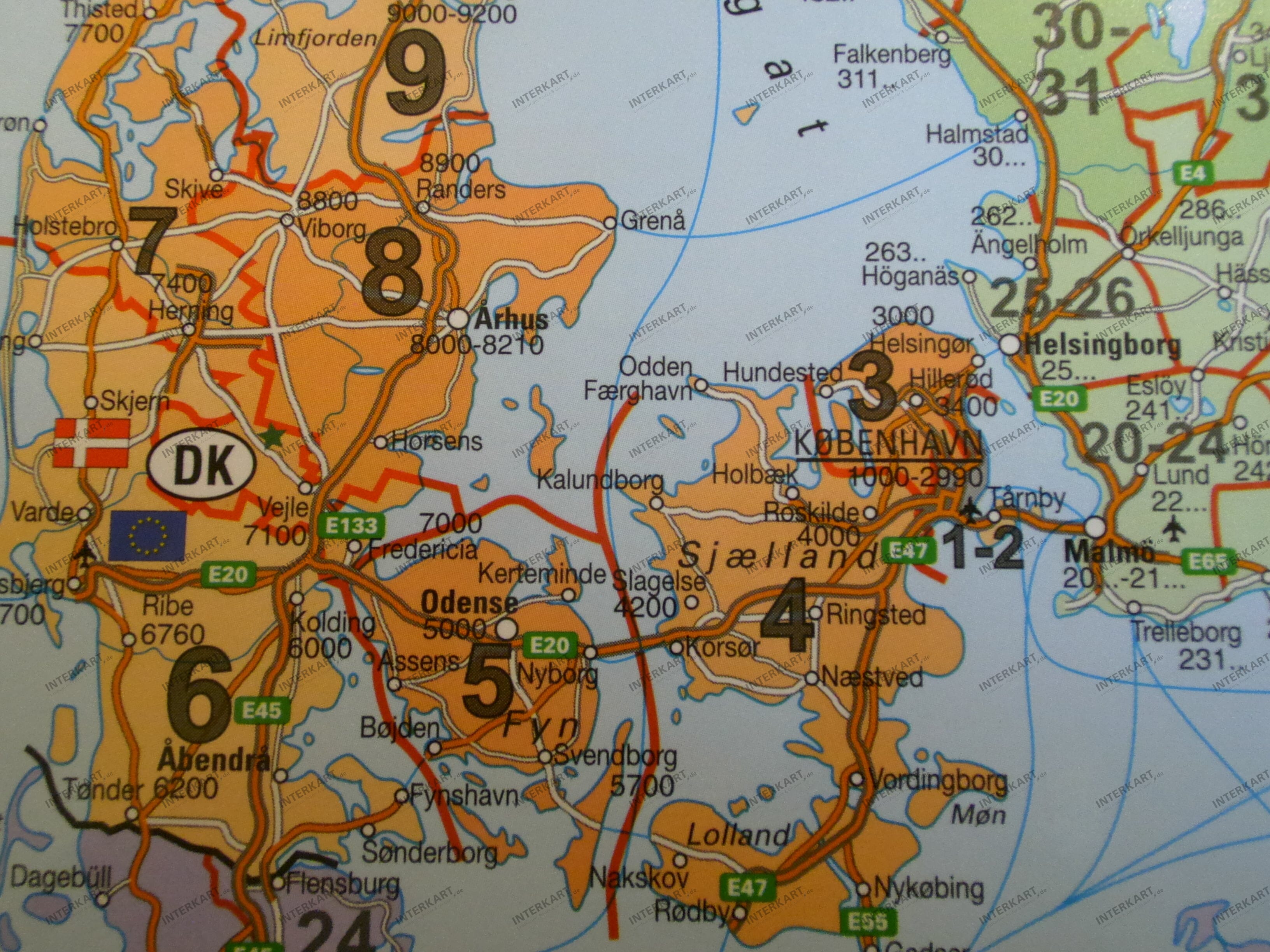 Copenhagen Zip Code Map Europe Post Code Map