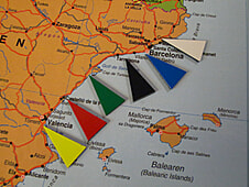 20 Mini Magnet Pfeile