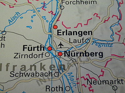 Politische Deutschlandkarte 67 X 91cm