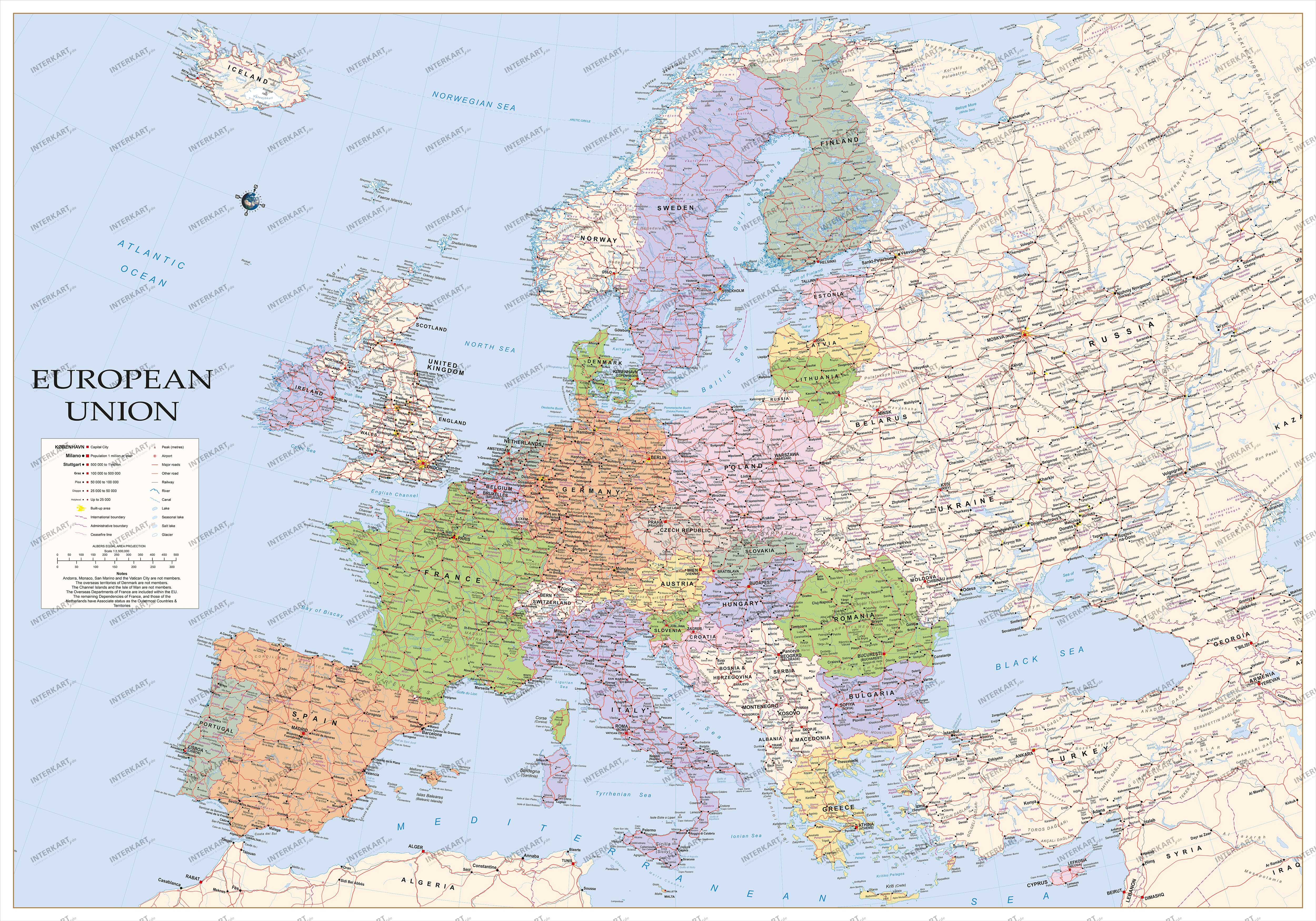 Eu Europe Map