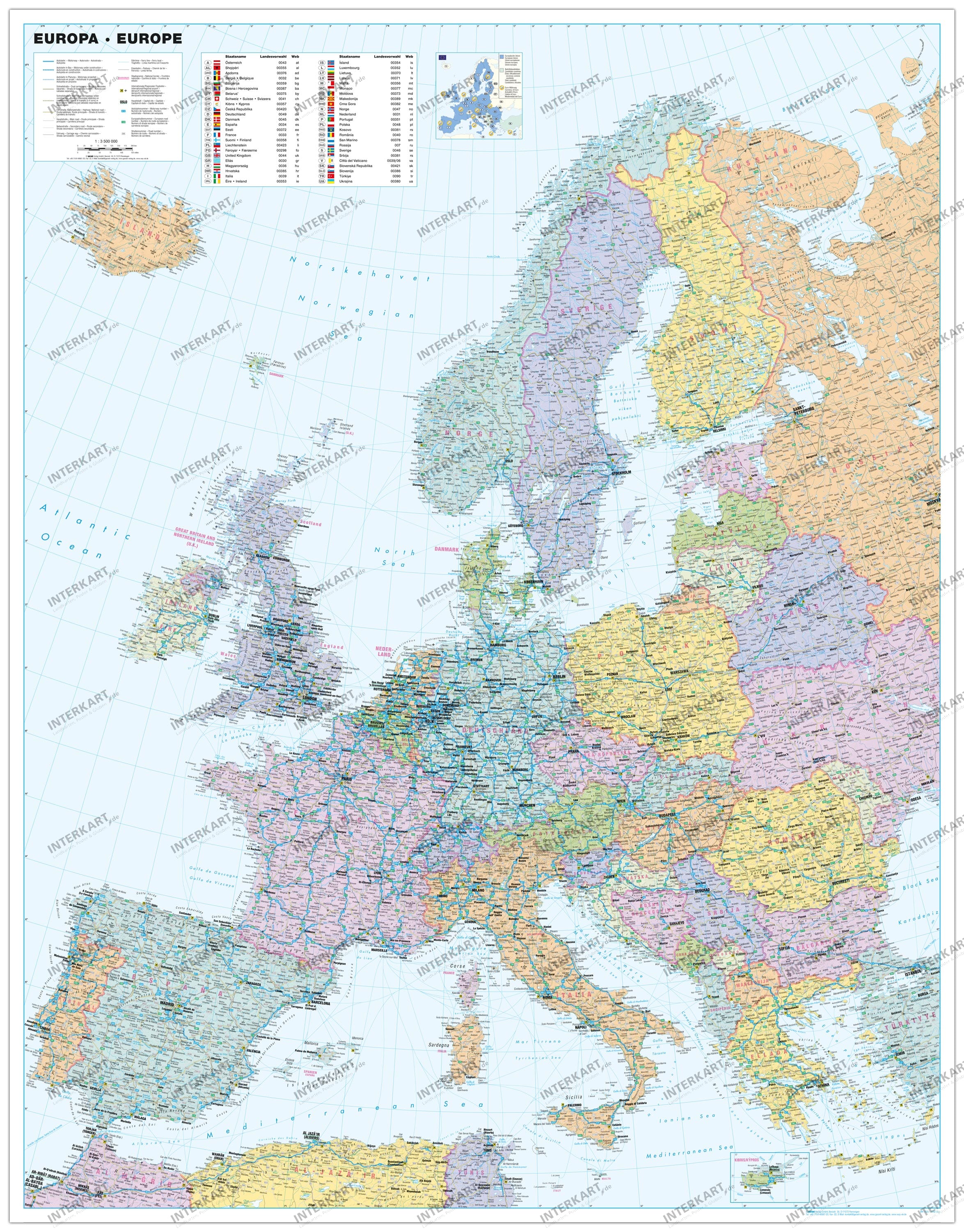 Organisation and Road Map Europe
