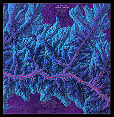 Grand Canyon Landkarte von National Geographics