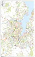 City Map Kiel 85 x 140cm