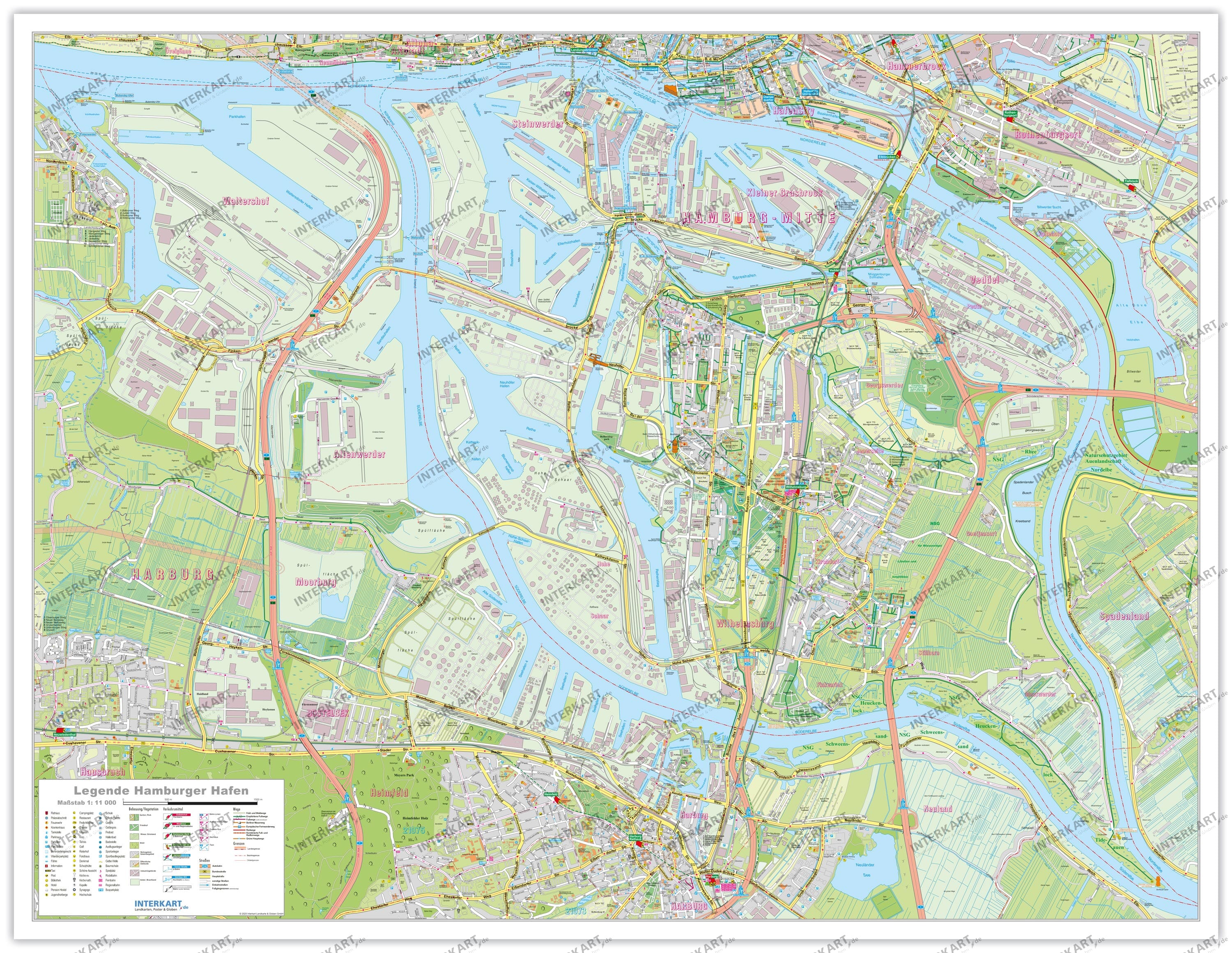 Hamburger Hafen Karte
