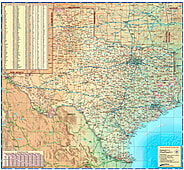 Texas USA 100 x 92cm