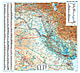 Iraq Wall Map physical 73 x 68cm