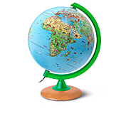 Kinderleuchtglobus mit grünem Meridian