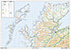 Scotland Northwest Map Posters 112 x 84cm