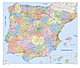 Spanien / Portugal PLZ Karte