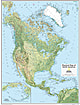 North America Physical 73 x 91cm