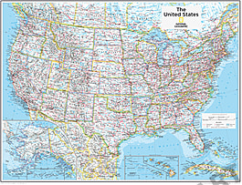 NGS United States Wall Map
