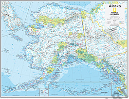 NGS Alaska Wall Map