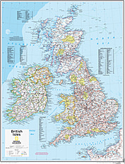 Großbritannien und Irland 73 x 91cm