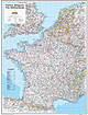 Frankreich, Belgien, Niederlande 73 x 91cm