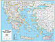 Griechenland Karte 91 x 73cm