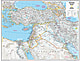 Naher Osten Karte 91 x 73cm