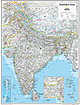 Südasien Karte 73 x 91cm
