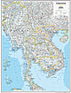 Indochina Map 73 x 91cm
