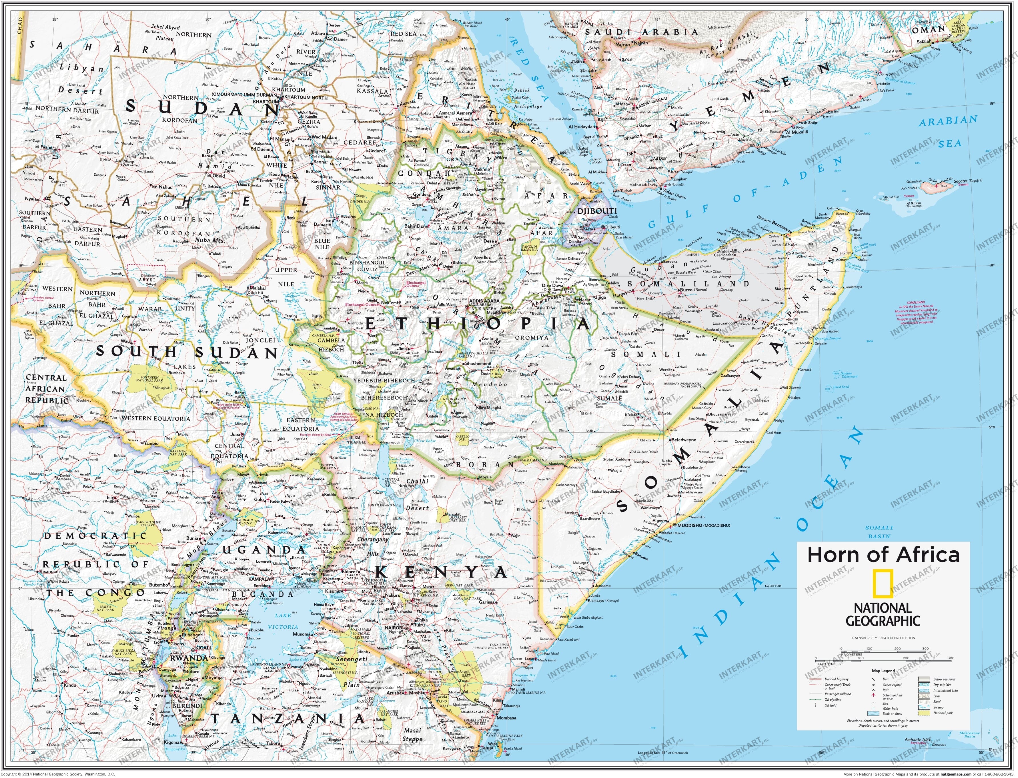 Horn of Africa 91 x 73cm