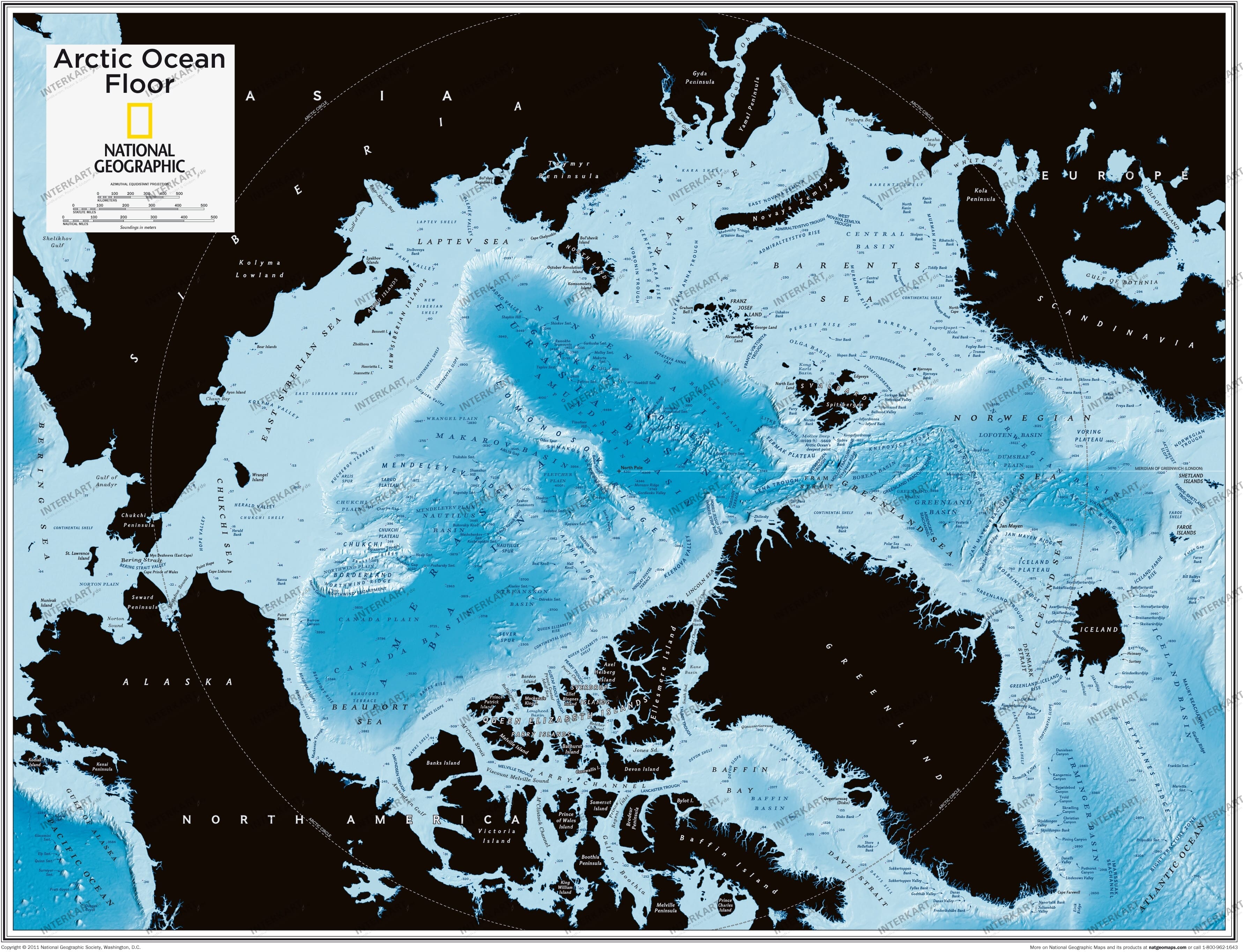 Arktis Meeresrelief 91 x 73cm