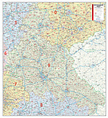 Postleitzahlenkarte 5- Stellig Zone 9