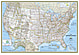Political US Map (large size) - USA Wall Map from National Geographic