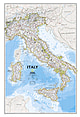 Italy Wall Map from National Geographic