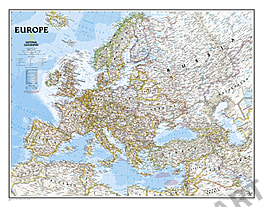 Politische Europa Karte Standardformat 76 X 61cm