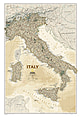 Italien Landkarte Executive von National Geographic