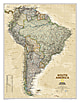 Südamerika Landkarte Executive from National Geographic