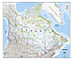 Kanada Landkarte als Poster von National Geographic