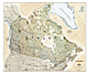 Executive landkort over Canada