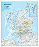  Schottland Landkarte - Schottland Karte Poster von National Geographic