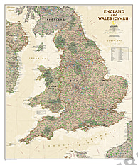 England og Wales Executive kort
