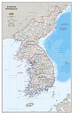 Korea Landkarte