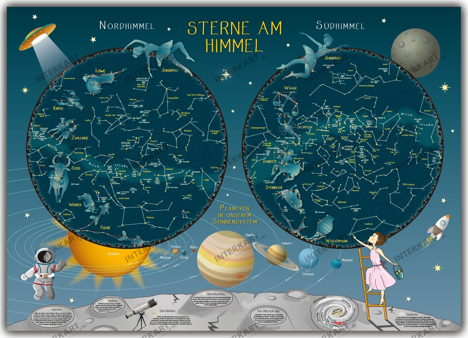 Star map for children