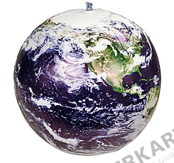 Environmental globe with clouds inflatable 40cm