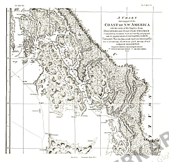 1899 Coast Of Northwest America Map National Geographic