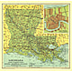 1930 Louisiana Map National Geographic