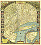 1939 Reaches Of New York City Map National Geographic
