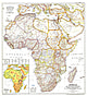 1950 Afrika und die Arabische Halbinsel 71 x 79cm